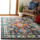 Safavieh Aspen Apn521H Charcoal/Blue Rug.