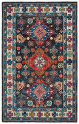Safavieh Aspen Apn521H Charcoal/Blue Rug.