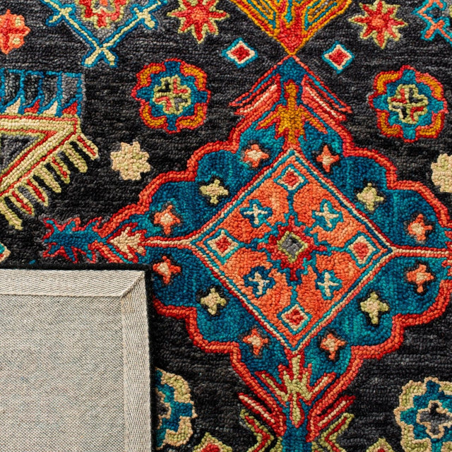 Safavieh Aspen Apn521H Charcoal/Blue Rug.