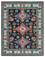 Safavieh Aspen Apn521H Charcoal/Blue Rug.