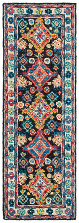 Safavieh Aspen Apn521H Charcoal/Blue Rug.
