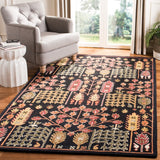 Safavieh Aspen Apn522Z Black/Red Rug.