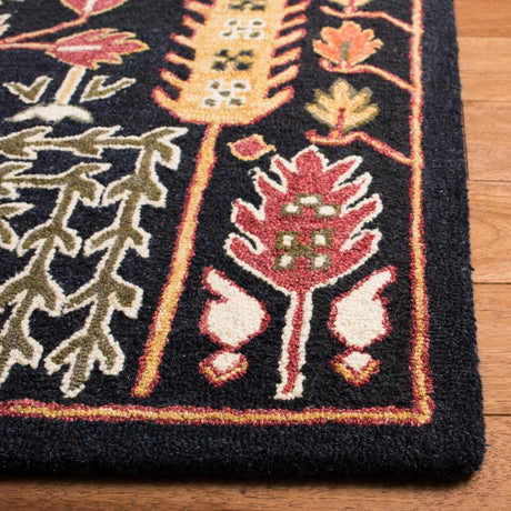 Safavieh Aspen Apn522Z Black/Red Rug.