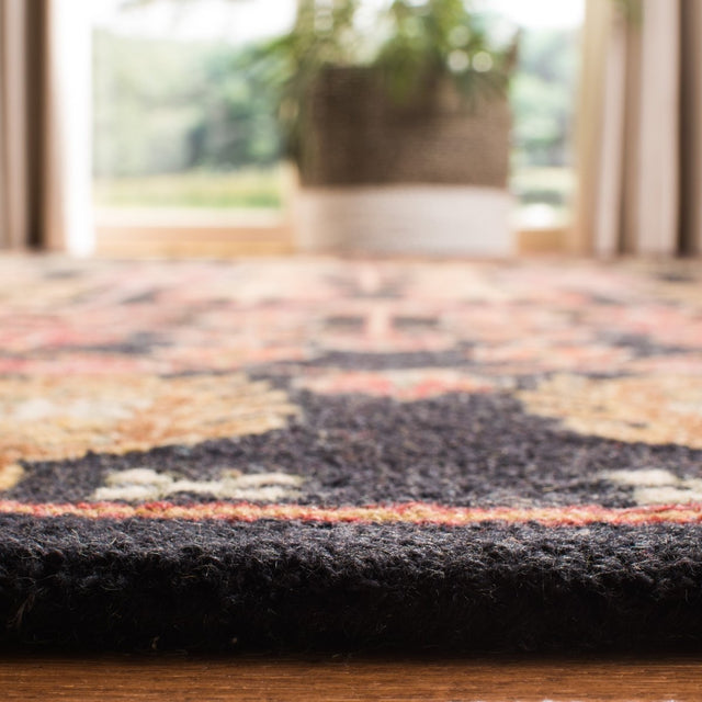 Safavieh Aspen Apn522Z Black/Red Rug.
