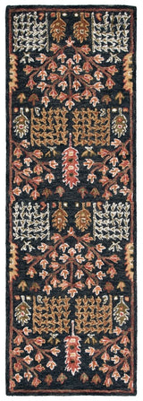 Safavieh Aspen Apn522Z Black/Red Rug.