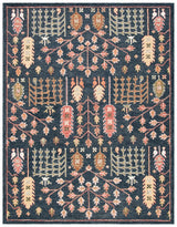 Safavieh Aspen Apn522Z Black/Red Rug.