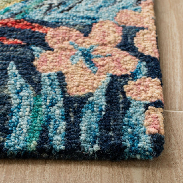 Safavieh Aspen Apn524N Blue/Pink Rug.