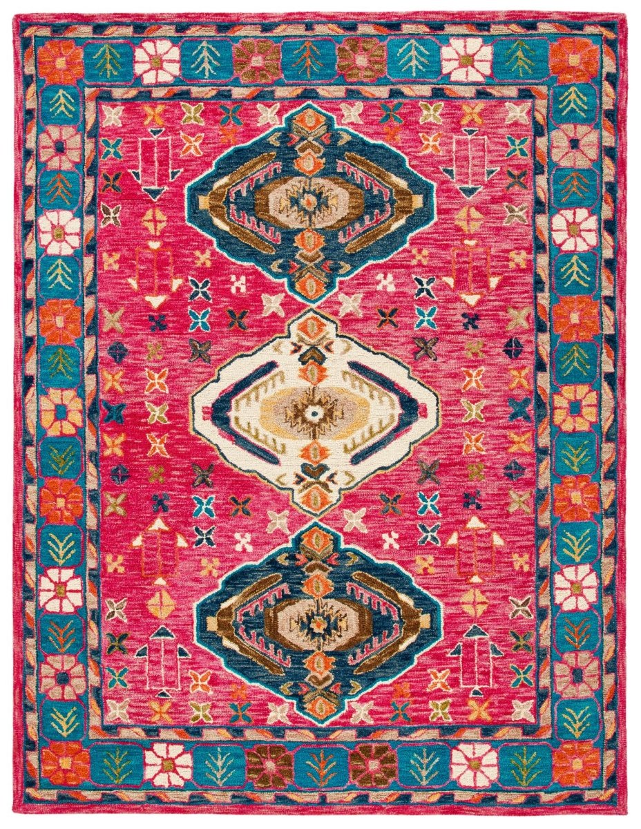 Safavieh Aspen Apn527Q Red/Blue Rugs.