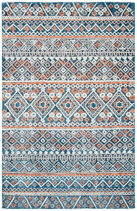 Safavieh Aspen Apn530M Blue/Orange Rugs.