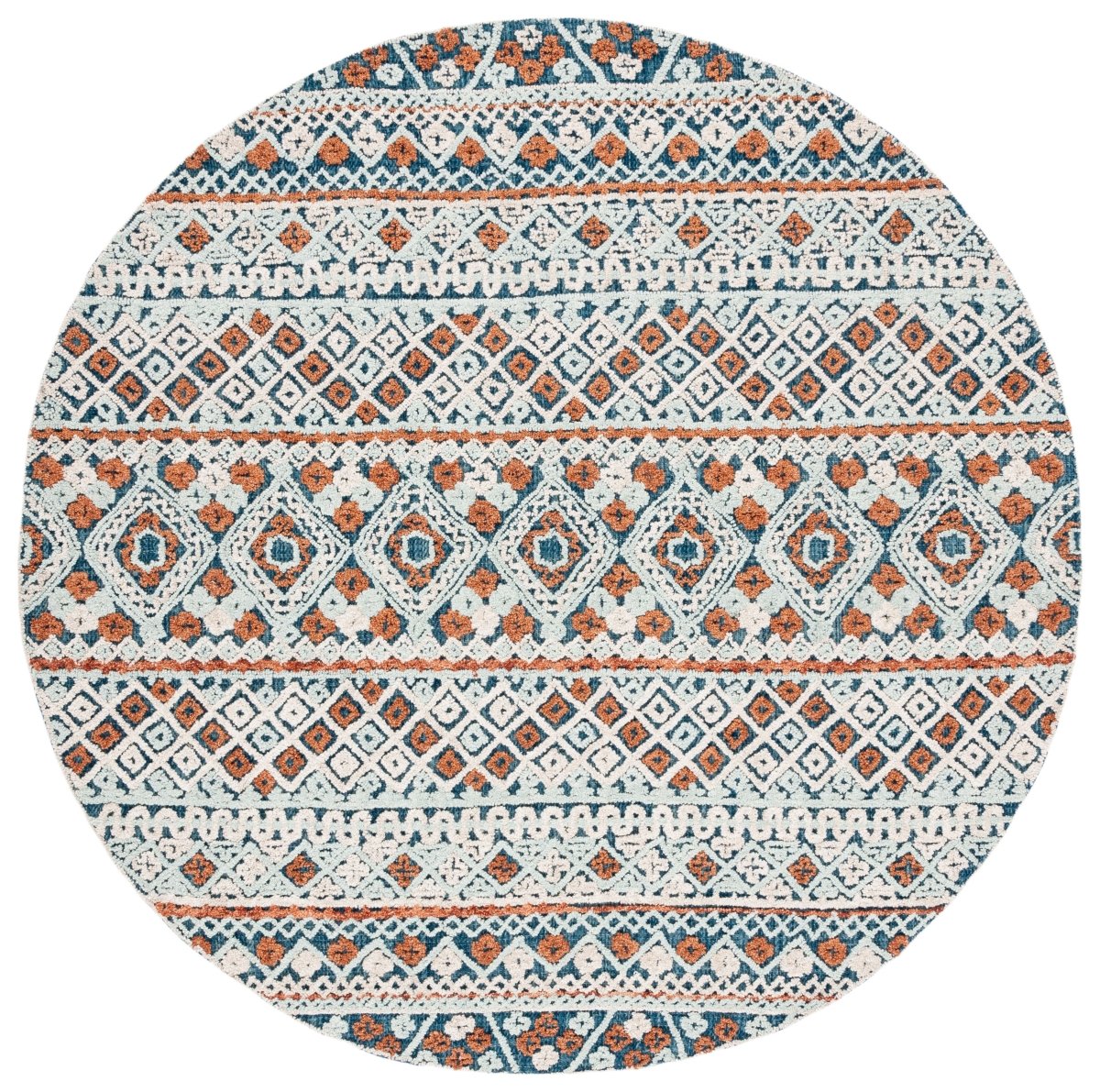 Safavieh Aspen Apn530M Blue/Orange Rugs.