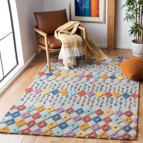 Safavieh Aspen Apn531F Light Grey/Blue Rugs.