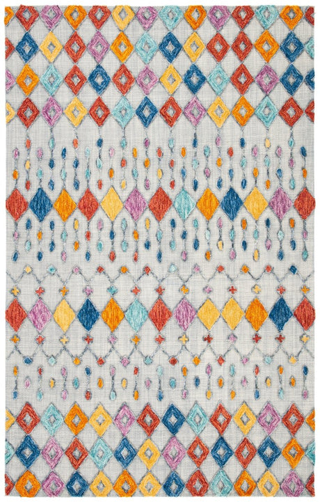Safavieh Aspen Apn531F Light Grey/Blue Rugs.