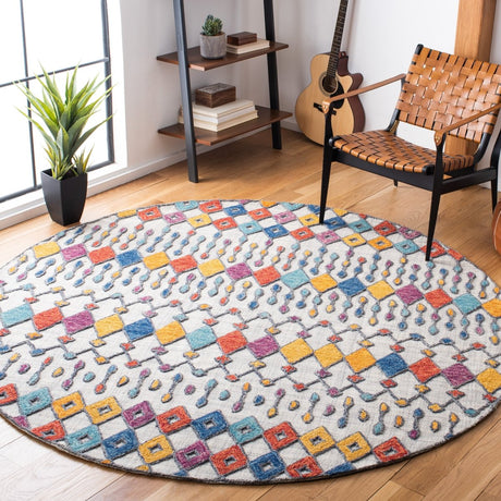 Safavieh Aspen Apn531F Light Grey/Blue Rugs.