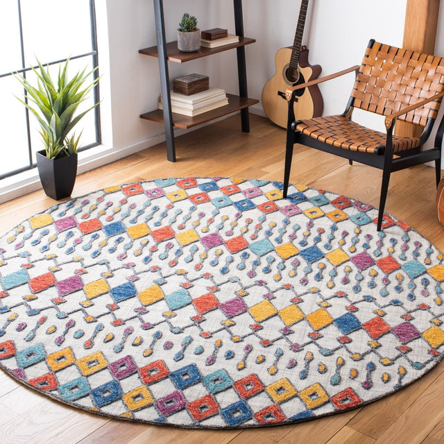 Safavieh Aspen Apn531F Light Grey/Blue Rugs.