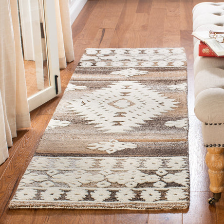 Safavieh Aspen Apn550A Ivory/Light Brown Rugs - Safavieh - apn550a - 7r