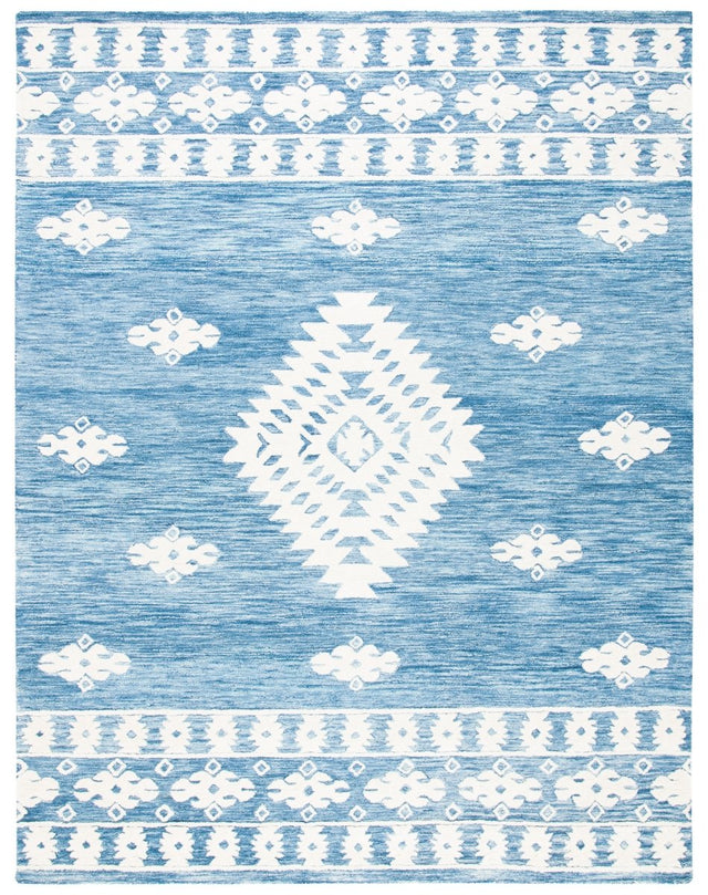 Safavieh Aspen Apn550M Blue/Ivory Rugs.