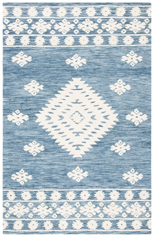 Safavieh Aspen Apn550N Navy/Ivory Rugs.