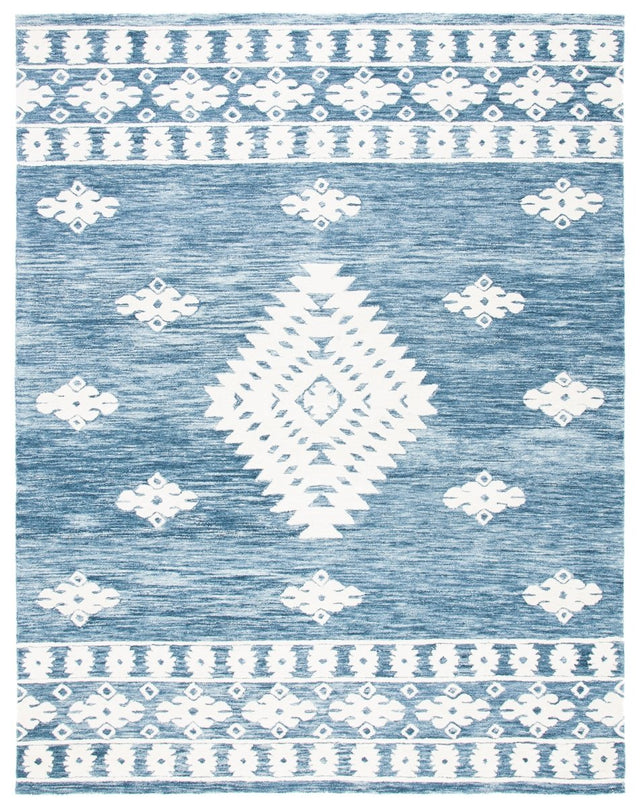 Safavieh Aspen Apn550N Navy/Ivory Rugs.