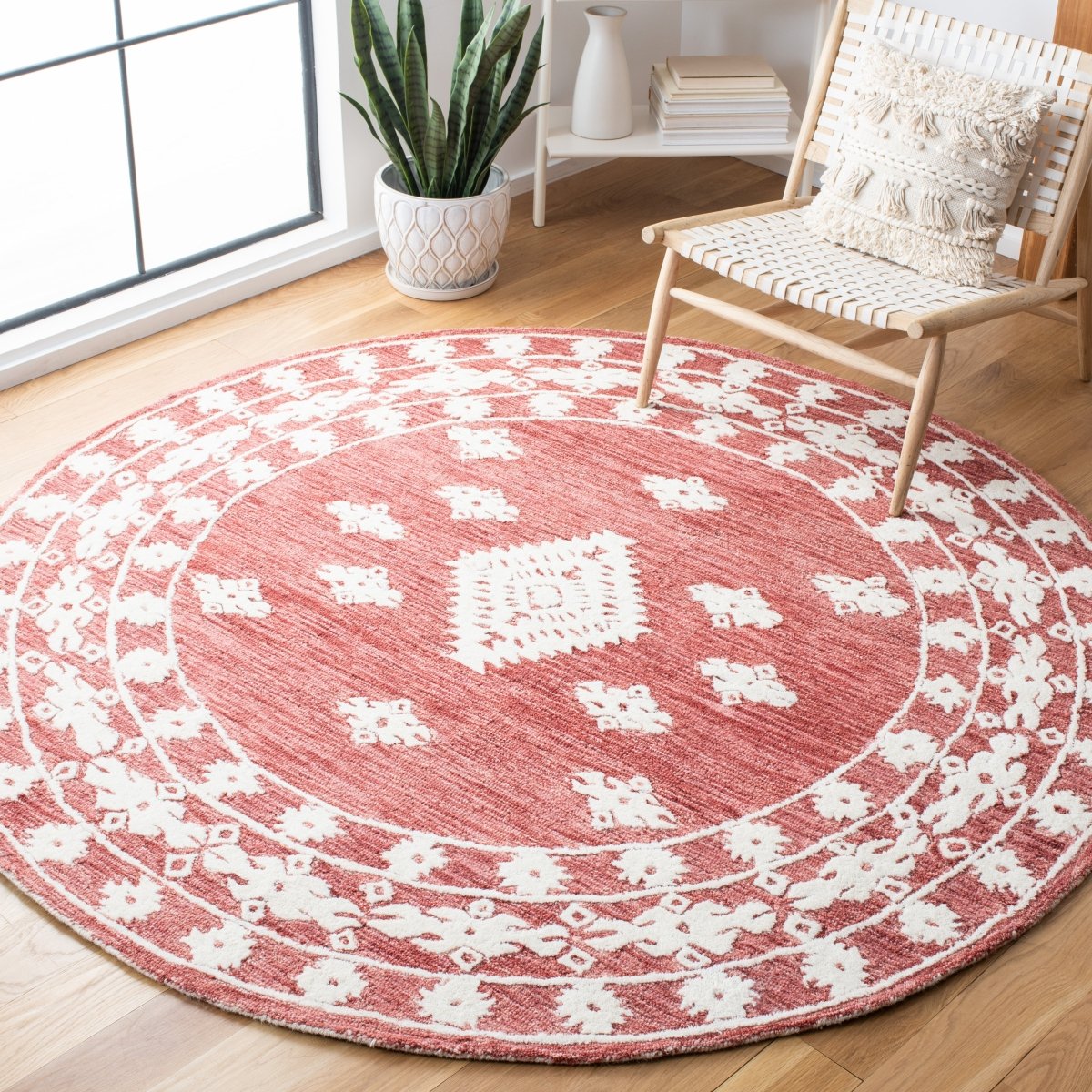 Safavieh Aspen Apn550P Rust/Ivory Rugs.