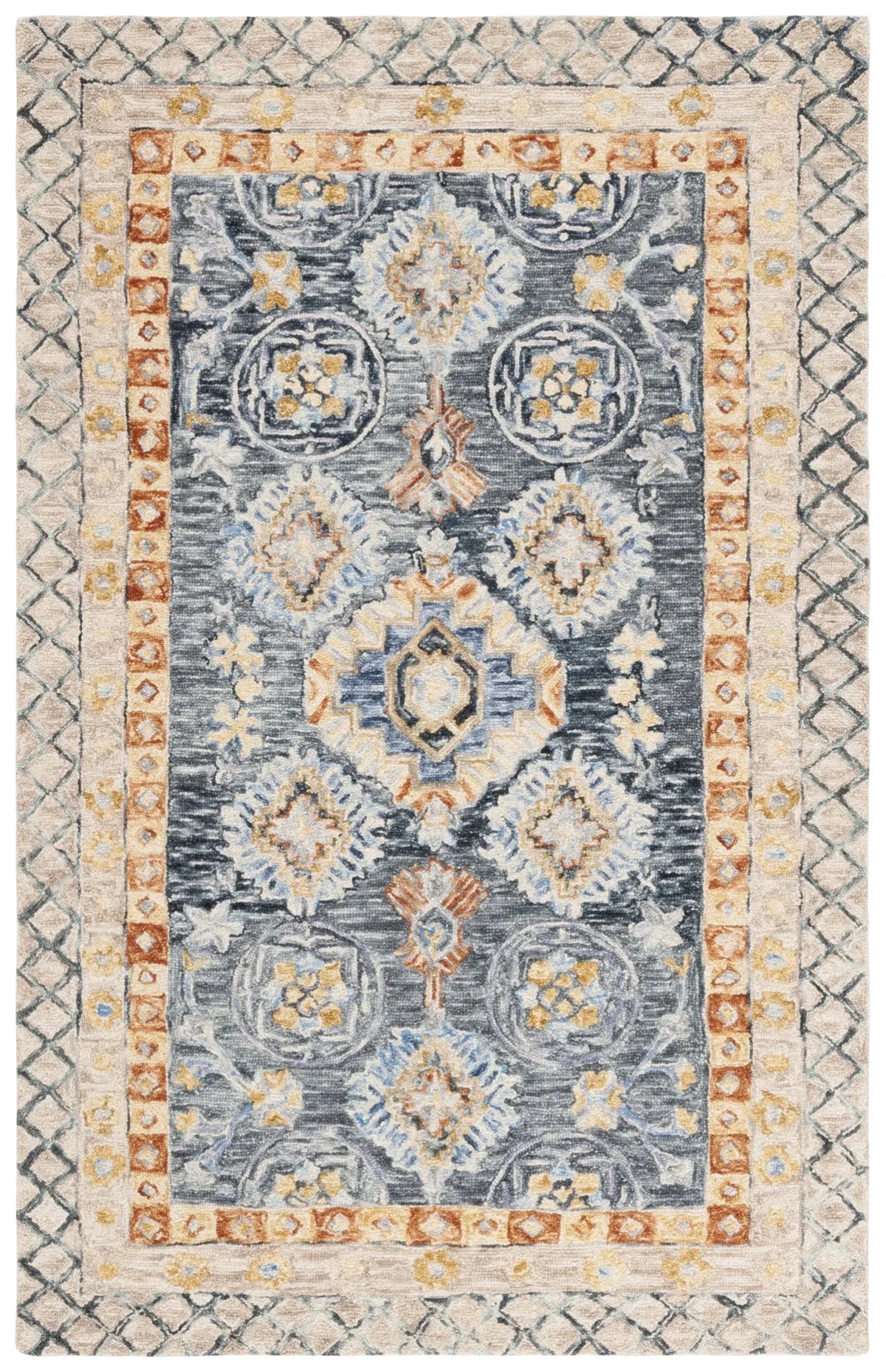 Safavieh Aspen 4'-0" x 6'-0" Rug in Blue / Beige