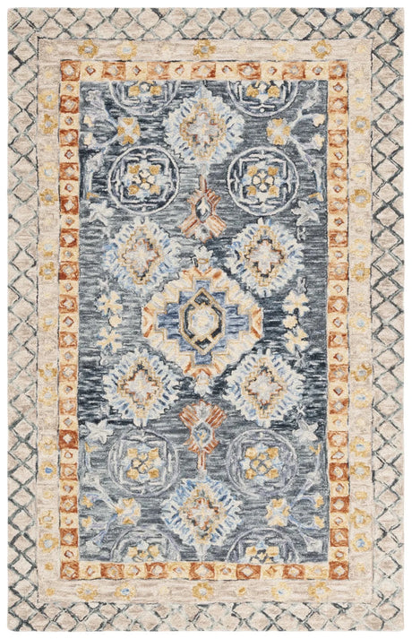 Safavieh Aspen 4'-0" x 6'-0" Rug in Blue / Beige