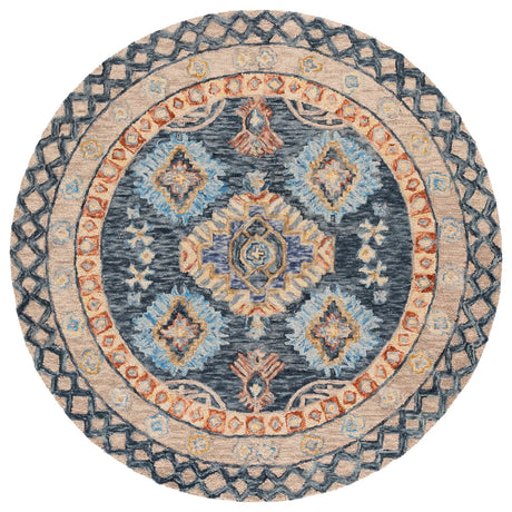 Safavieh Aspen 6'-0" x 6'-0" Rug in Blue / Beige