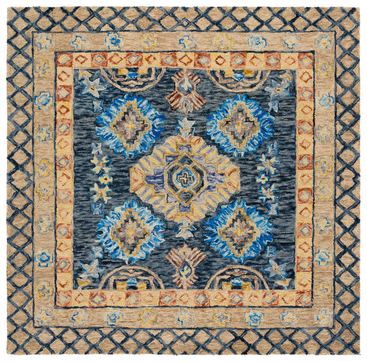 Safavieh Aspen 6'-0" x 6'-0" Rug in Blue / Beige