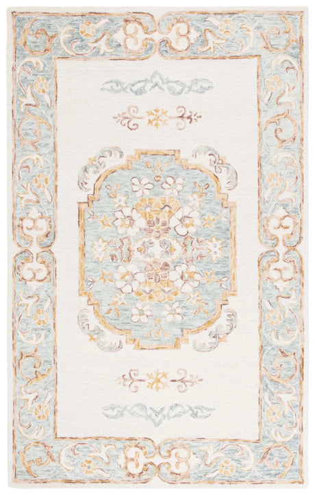 Safavieh Aspen 4'-0" x 6'-0" Rug in Ivory / Light Grey