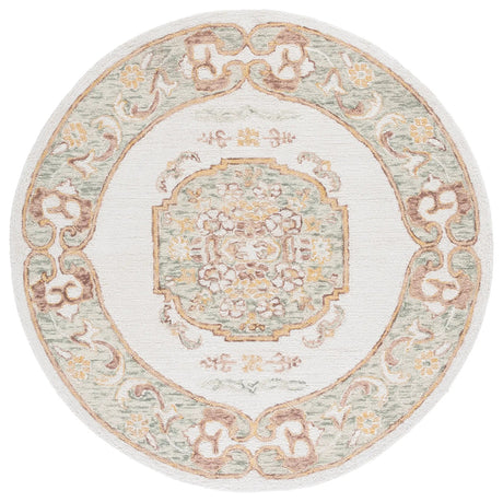 Safavieh Aspen 6'-0" x 6'-0" Rug in Ivory / Light Grey