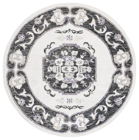 Safavieh Aspen 6'-0" x 6'-0" Rug in Ivory / Black