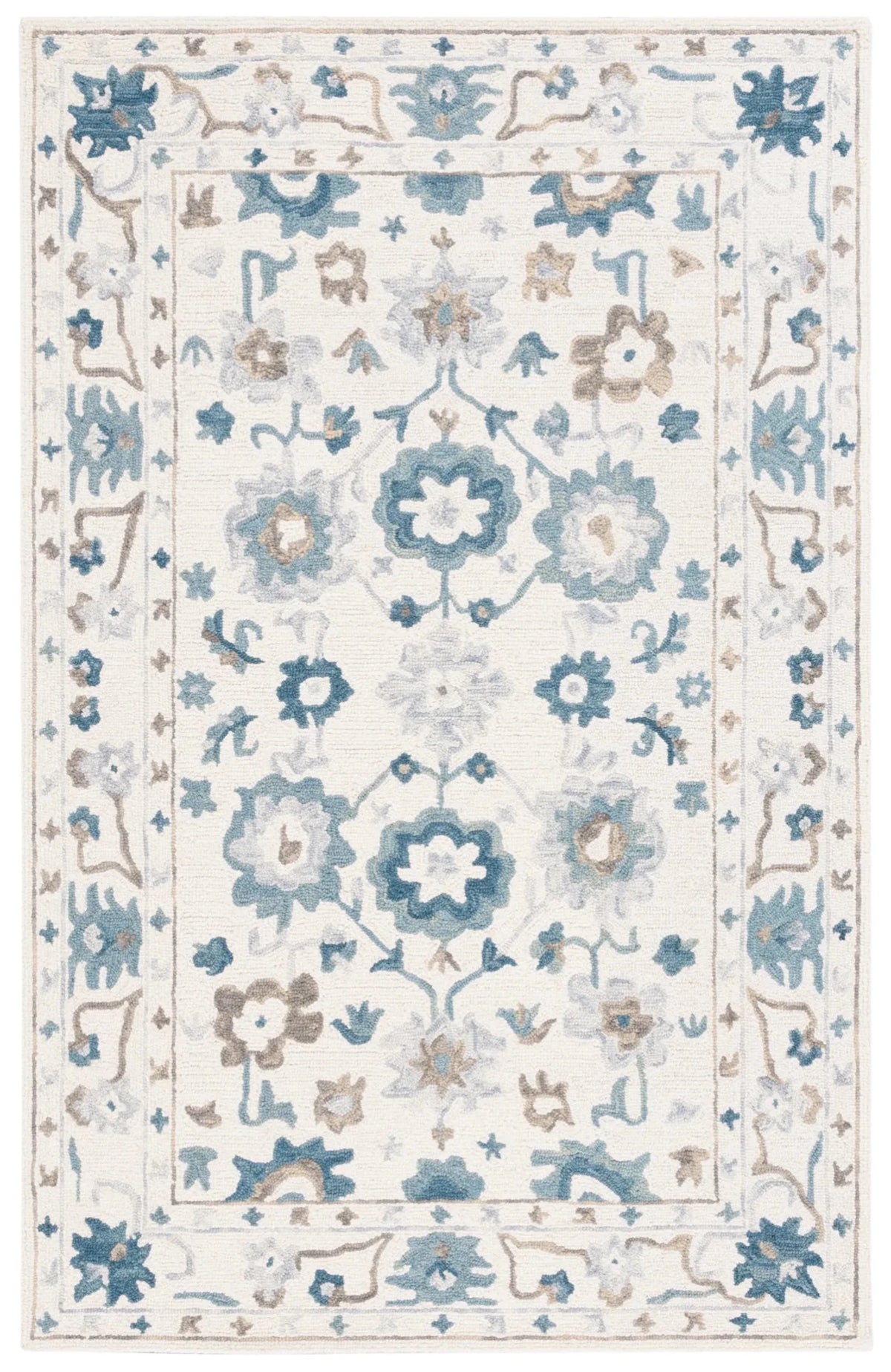 Safavieh Aspen 4'-0" x 6'-0" Rug in Ivory / Blue
