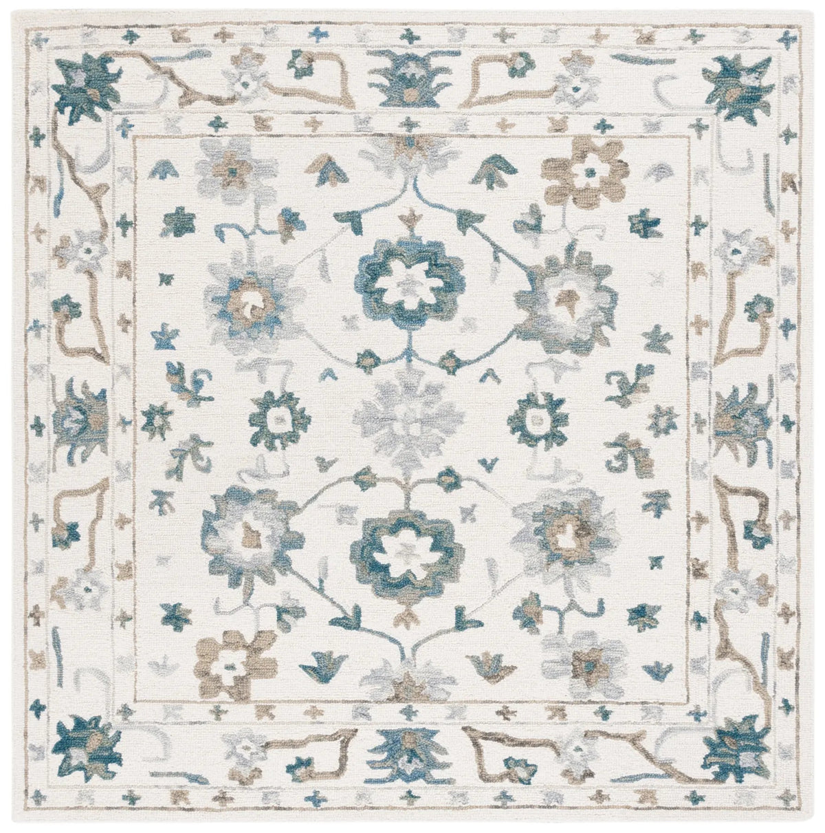 Safavieh Aspen 6'-0" x 6'-0" Rug in Ivory / Blue