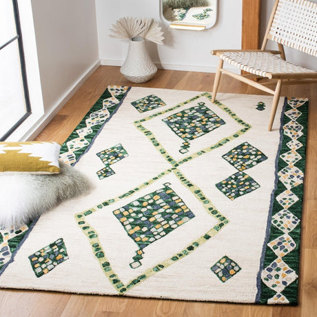 Safavieh Aspen Apn702Y Green/Ivory Rugs.