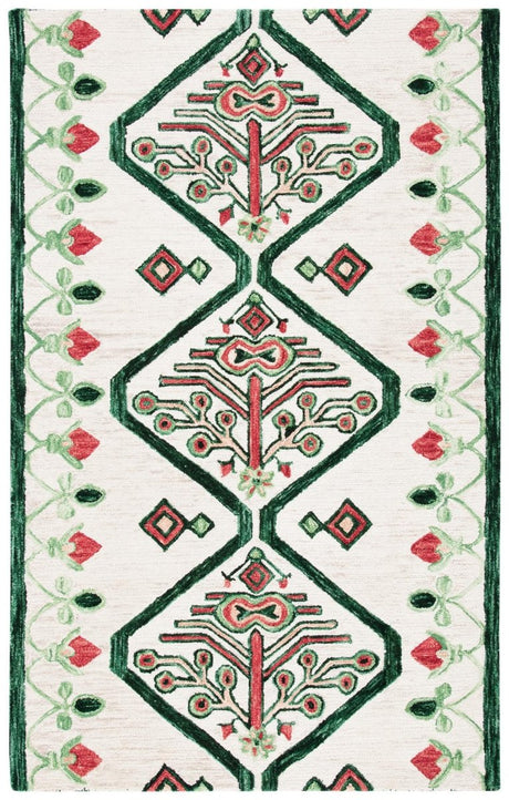 Safavieh Aspen Apn703B Ivory/Green Rugs.