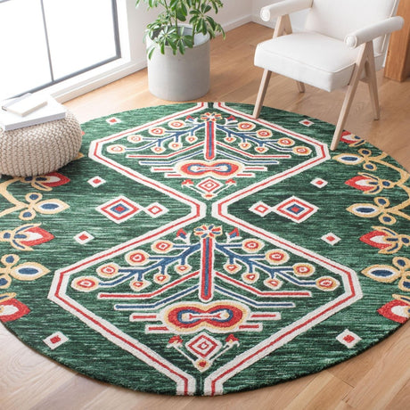 Safavieh Aspen Apn703Y Green/Ivory Rugs.