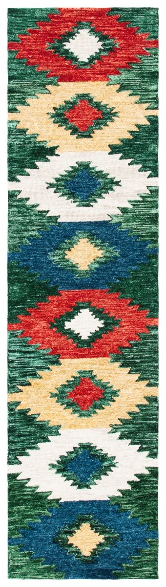 Safavieh Aspen Apn704Y Green/Red Rugs.
