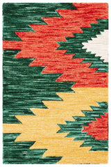 Safavieh Aspen Apn704Y Green/Red Rugs.