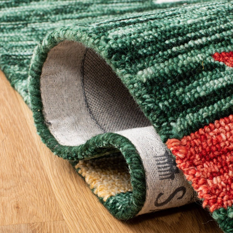 Safavieh Aspen Apn704Y Green/Red Rugs.