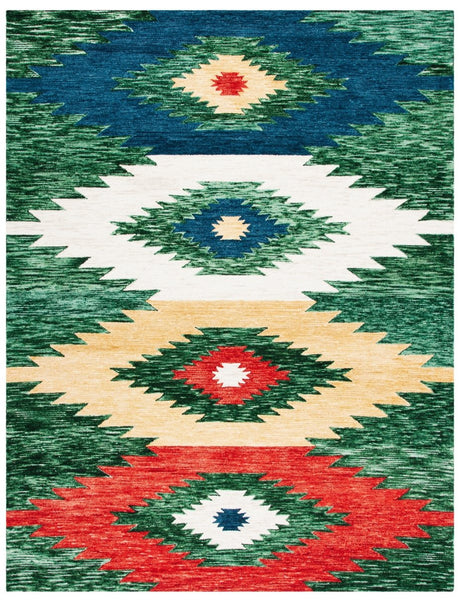 Safavieh Aspen Apn704Y Green/Red Rugs.