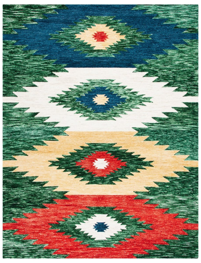 Safavieh Aspen Apn704Y Green/Red Rugs.
