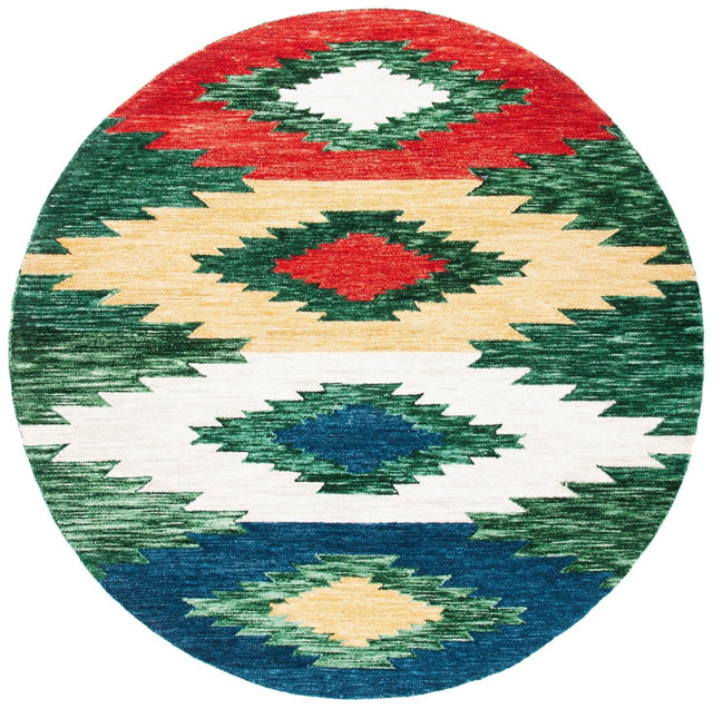 Safavieh Aspen Apn704Y Green/Red Rugs.