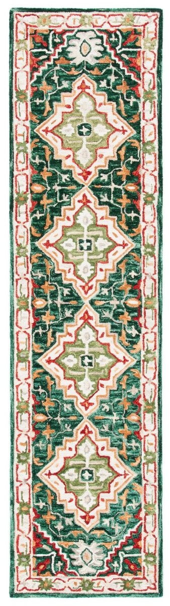 Safavieh Aspen Apn705Q Green/Red Rugs.