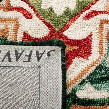 Safavieh Aspen Apn705Q Green/Red Rugs.