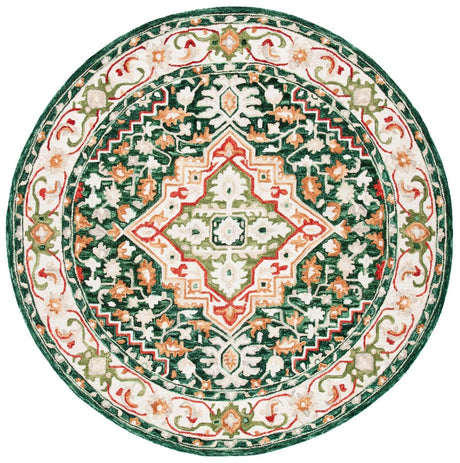 Safavieh Aspen Apn705Q Green/Red Rugs.