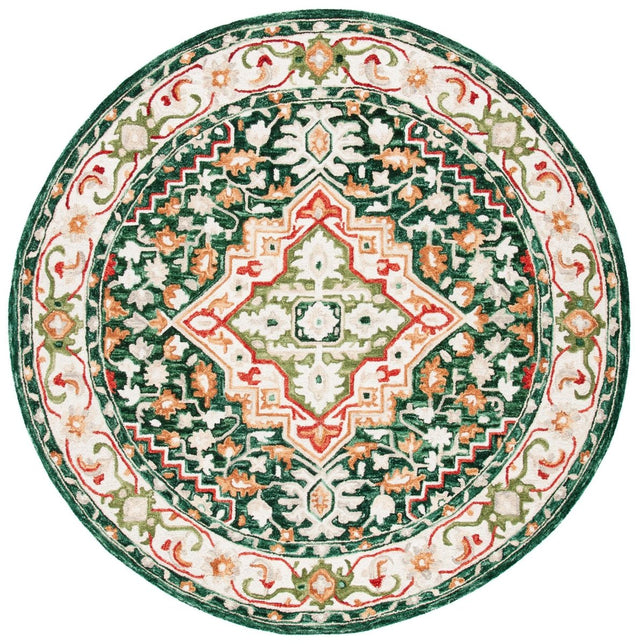 Safavieh Aspen Apn705Q Green/Red Rugs.