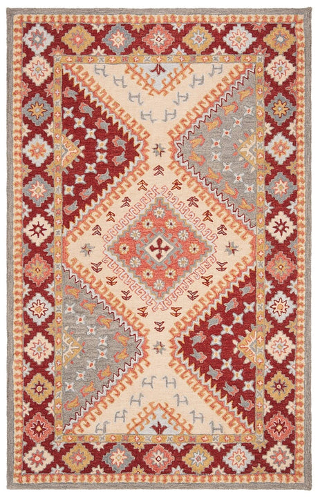 Safavieh Aspen Apn801Q Red/Ivory Rug.