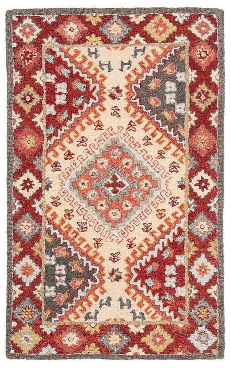 Safavieh Aspen Apn801Q Red/Ivory Rug.