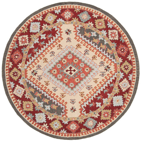 Safavieh Aspen Apn801Q Red/Ivory Rug.