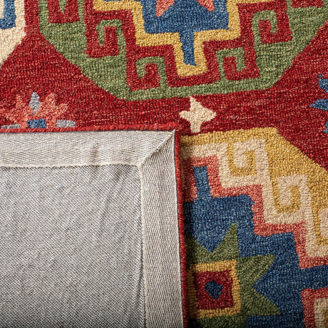 Safavieh Aspen Apn802Q Red/Blue Rug.