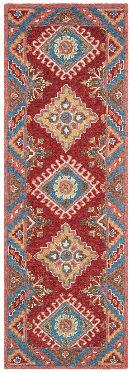 Safavieh Aspen Apn803Q Red/Blue Rug.